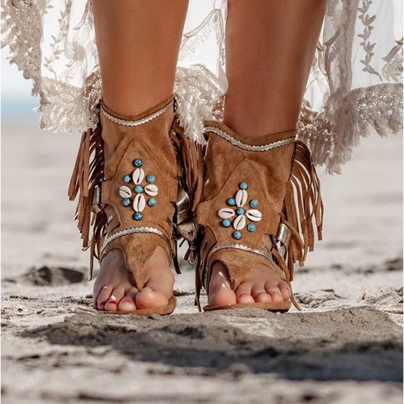 CLOSEOUT SALE ❤️New! Bohemian Western Gorgeous shoes - Picture 2 of 6